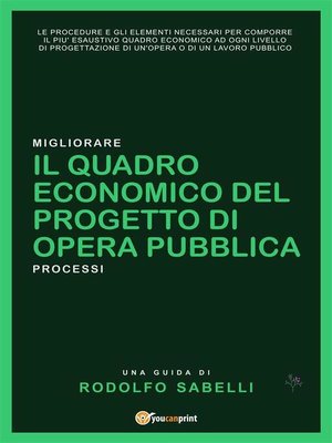 cover image of Il Quadro Economico del progetto di opera pubblica